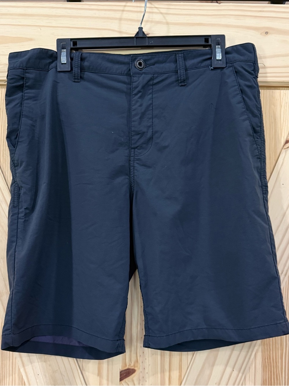 Hurley Mens Hybrid Shorts Size 34 Navy Blue Chino Walk Shorts Water Ready